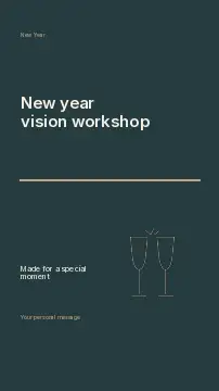 New Year vision workshop · Columns instagram story template