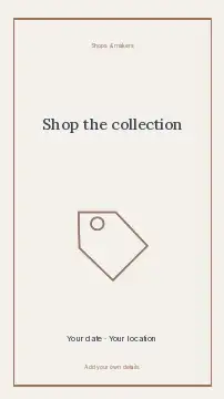 Shop the Collection · Frame instagram story template