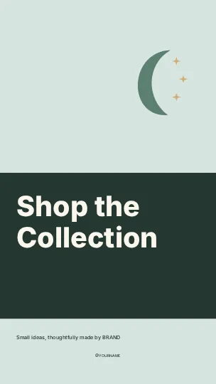Shop the Collection · Stencil 2 instagram story template