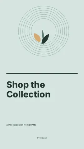 Shop the Collection · Contour 3 instagram story template
