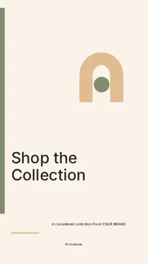 Shop the Collection · Signal 2 instagram story template