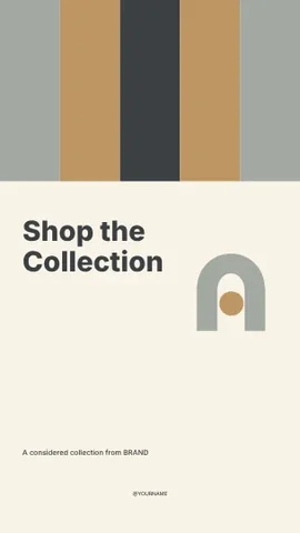 Shop the Collection · Spectrum 2 instagram story template