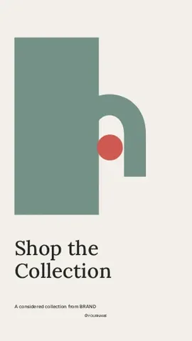 Shop the Collection · Studio instagram story template