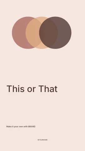 This or That · Orbit 2 instagram story template