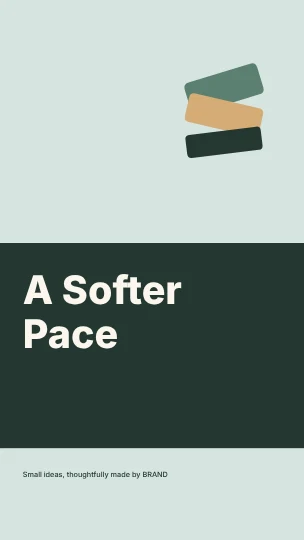 A Softer Pace · Stencil phone wallpaper template