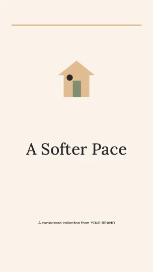 A Softer Pace · Classic phone wallpaper template