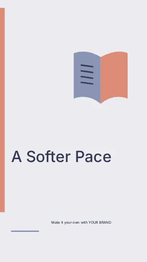 A Softer Pace · Signal phone wallpaper template