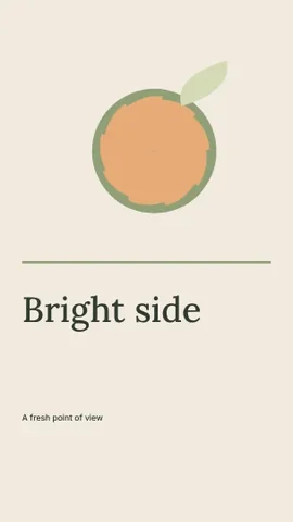 Bright side · Editorial phone wallpaper template