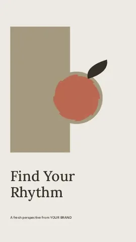 Find Your Rhythm · Studio phone wallpaper template