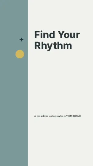 Find Your Rhythm · Column phone wallpaper template