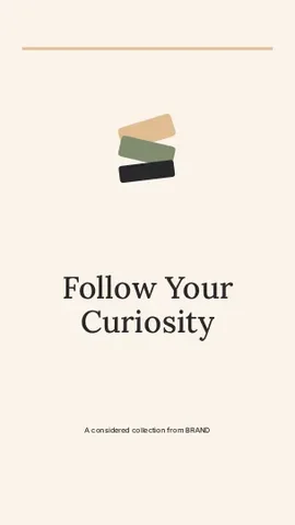 Follow Your Curiosity · Classic 2 phone wallpaper template