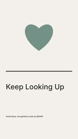 Keep Looking Up · Linework phone wallpaper template