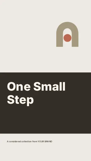 One Small Step · Stencil phone wallpaper template