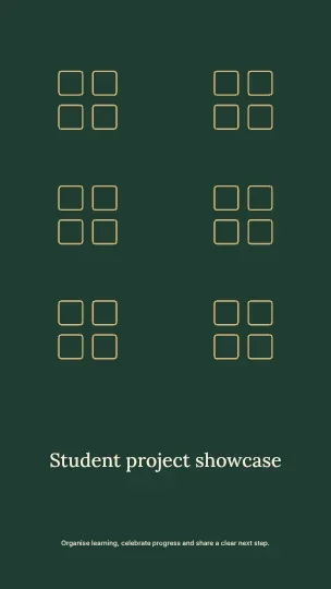 Student project showcase · Pattern phone wallpaper template
