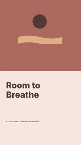 Room to Breathe · Duotone phone wallpaper template