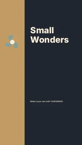 Small Wonders · Column phone wallpaper template