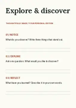 Count & create · Swiss worksheet template