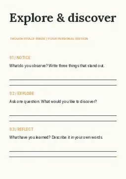 Botanical Easter wishes · Sidebar worksheet template