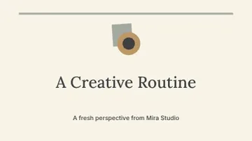 A Creative Routine · Classic 2 youtube thumbnail template