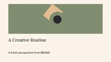 A Creative Routine · Gallery youtube thumbnail template