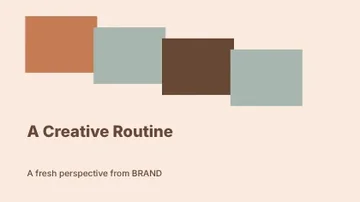 A Creative Routine · Terrace 3 youtube thumbnail template
