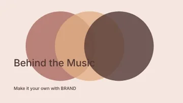 Behind the Music · Orbit 2 youtube thumbnail template