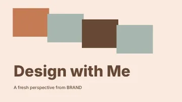 Design with Me · Terrace youtube thumbnail template