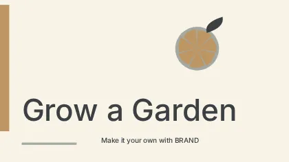 Grow a Garden · Signal 2 youtube thumbnail template