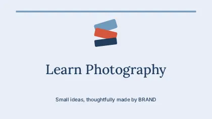 Learn Photography · Classic youtube thumbnail template