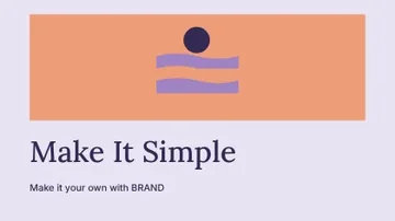 Make It Simple · Gallery youtube thumbnail template