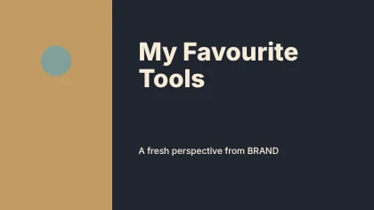 My Favourite Tools · Column youtube thumbnail template