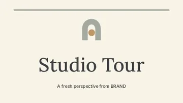 Studio Tour · Classic youtube thumbnail template