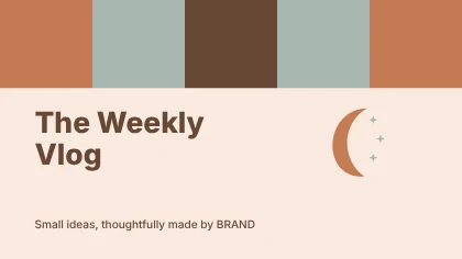 The Weekly Vlog · Spectrum youtube thumbnail template