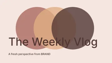 The Weekly Vlog · Orbit 2 youtube thumbnail template
