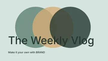 The Weekly Vlog · Orbit youtube thumbnail template