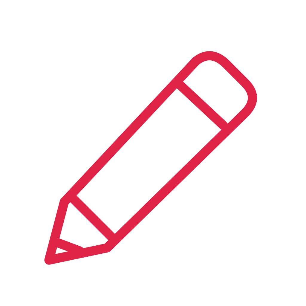 A diagonal pencil has a pointed lead, two barrel edges and an end cap.