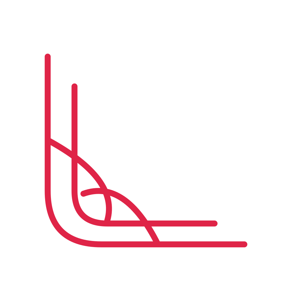 A scroll corner ornament opens towards the centre from the bottom left corner.