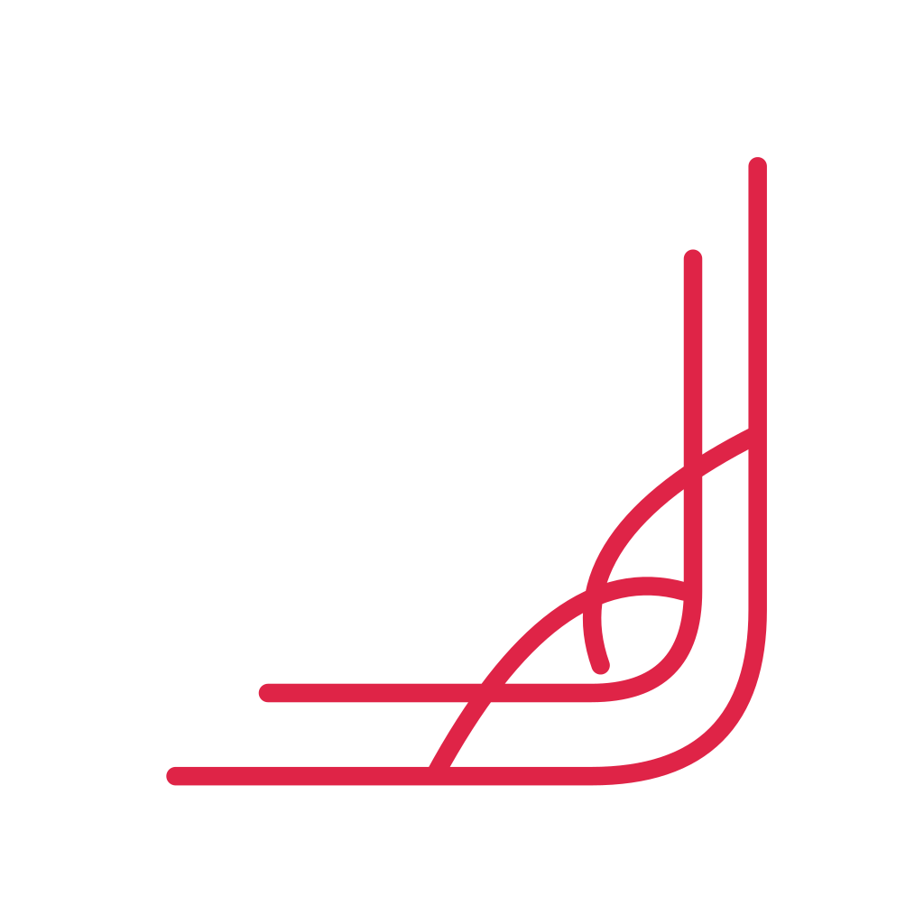 A scroll corner ornament opens towards the centre from the bottom right corner.