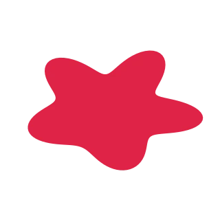 An organic wide form has 5 broad lobes and a smoothly varying outline.