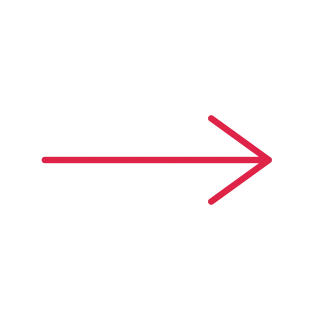 A slender arrow points right with open space around its edges.