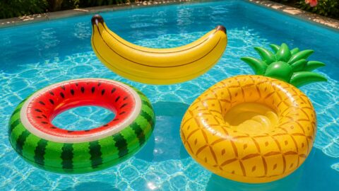 Colorful Fruit Pool Floats