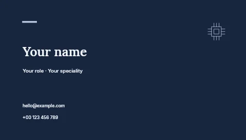 Creative coding evening business card template