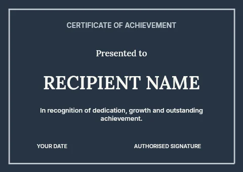Science discovery workshop certificate template