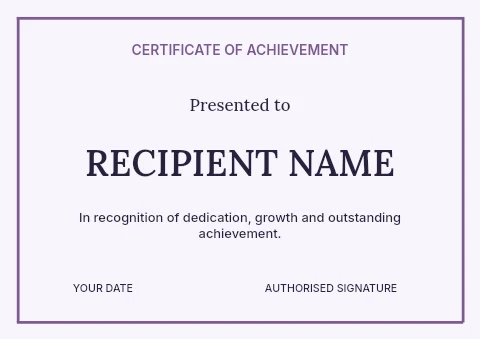 Songwriting workshop certificate template