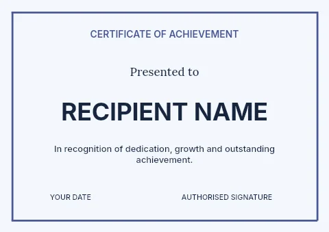Cybersecurity awareness workshop certificate template
