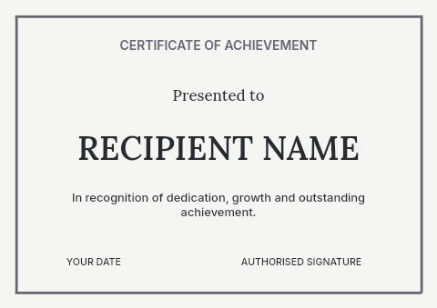 Product photography workshop certificate template