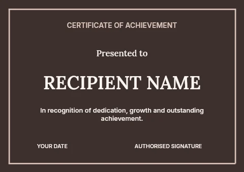 Textile workshop certificate template