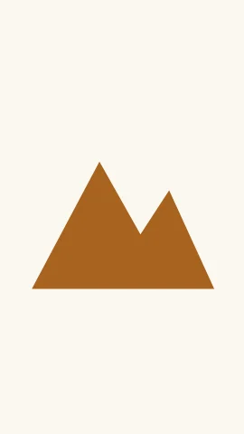 Minimal mountain artwork phone wallpaper template