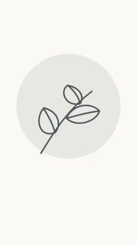 Sage leaf wall art phone wallpaper template