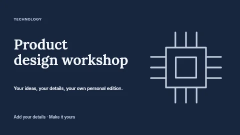 Product design workshop youtube thumbnail template